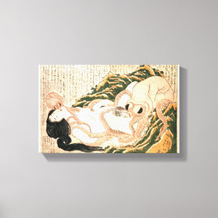 Toile Le rêve de la femme du pêcheur