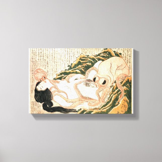 Toile Le rêve de la femme du pêcheur (Recto)