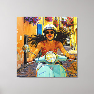 Toile “Le rire du vent” (Rire du Vent)