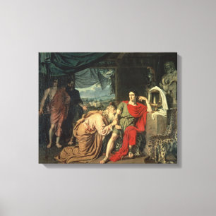 Toile Le Roi Priam priant Achille pour le retour de