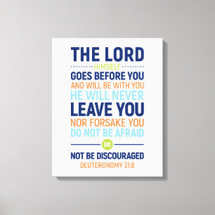 Toile Le Seigneur Lui-Même Va Devant Vous, Deutéronome