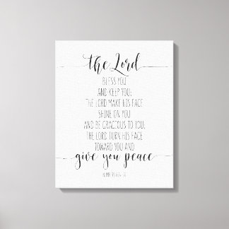 Toile Le Seigneur Vous Bénit Et Vous Garde, Numéros 6:24