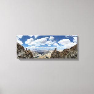 Toile Le sentier du mont Whitney au-dessus des lacs Hitc