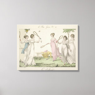 Toile Le Shuttlecock, assiette 11 du Bon Genre, 180