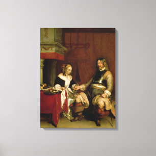 Toile Le soldat de monsieur (huile sur la toile)