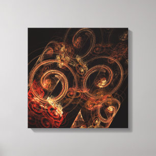 Toile Le son de la musique Abstrait Quad Canvas Imprimer