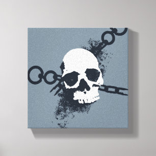 Toile Le symbole de crâne de Necromancer