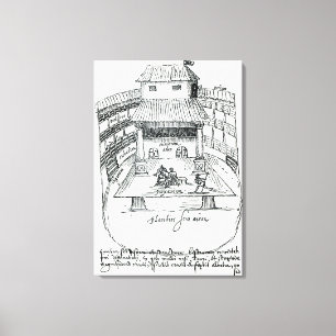 Toile Le théâtre de cygne, Southwark