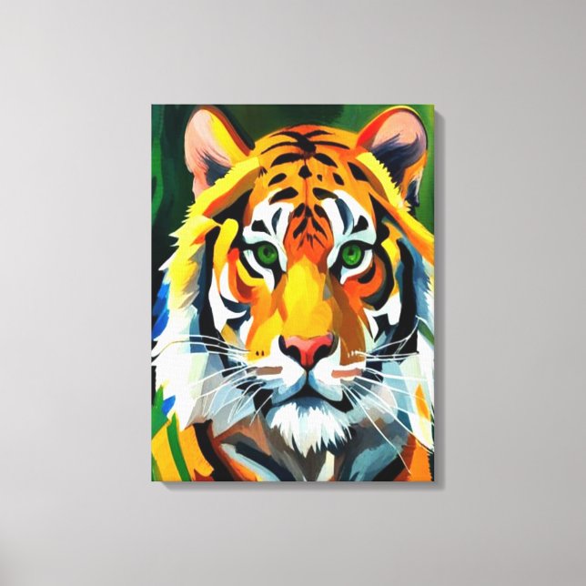Toile Le tigre (Recto)