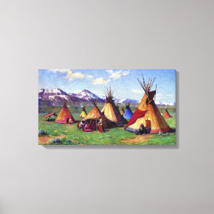 Toile Le Tipi de la Médecine Joseph Henry Sharp 1903