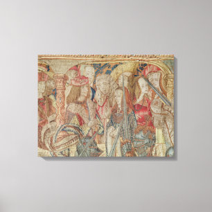 Toile Le Tournoi, tapisserie verticale