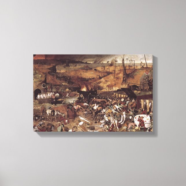 Toile Le triomphe de la mort par Peter Bruegel (Recto)