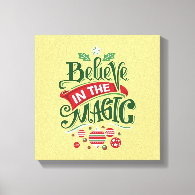 Toile Le Typographe du Magic Christmas (Recto)