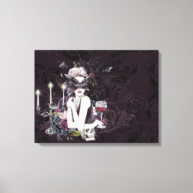 Toile Le Vampiress | Moody Gothic Vampy Glam Pale Peau (Recto)