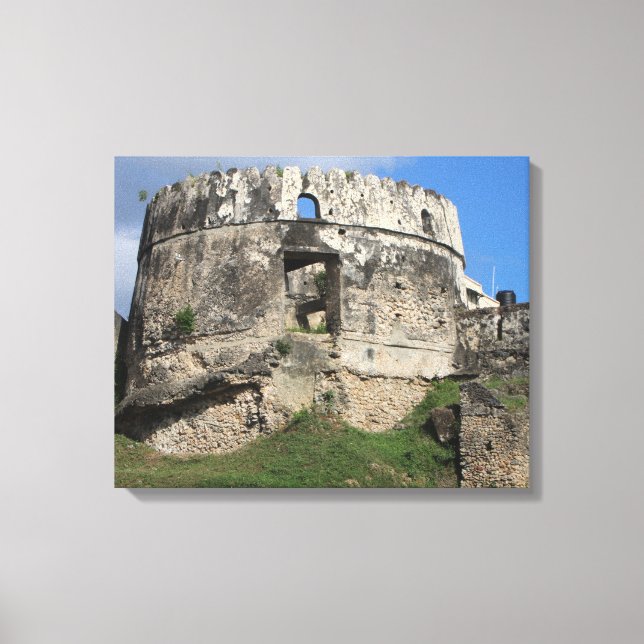 Toile Le Vieux Fort, île de Zanzibar (Recto)