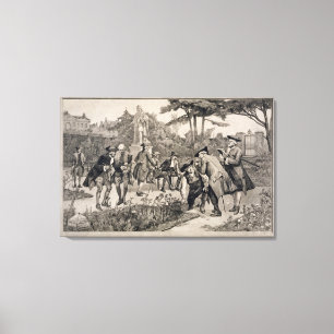 Toile Le vieux jardin de médicament de la société