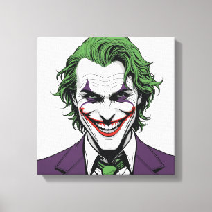 Toile Le visage de Jocker