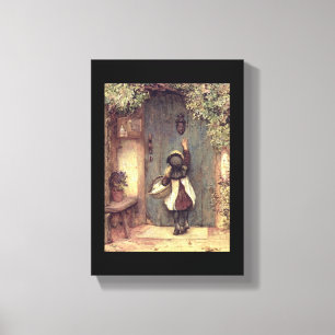 Toile "Le Visiteur" Beaux-Arts Porte pour enfants