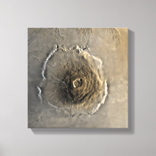 Toile Le volcan le plus le plus large dans le système