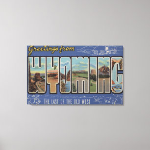 Toile Le Wyoming (bout du vieil ouest)
