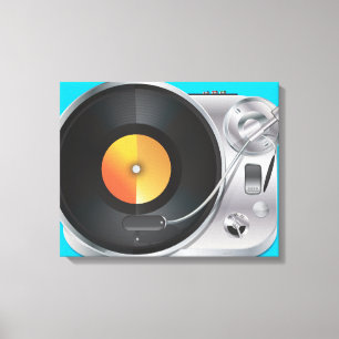 Toile Lecteur de musique DJ