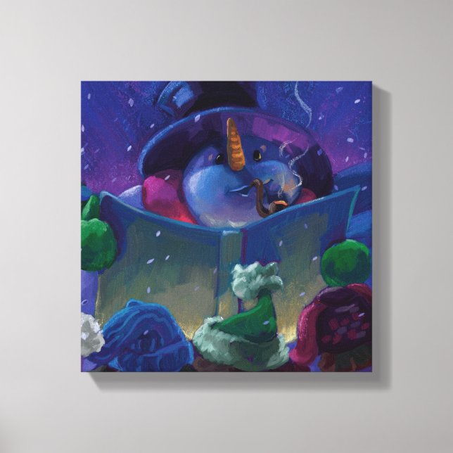 Toile Lecture hivernale (Recto)