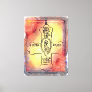 Toile Légende du canon Emblème de Rosicrucié