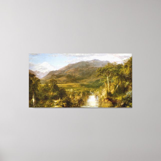 TOILE L'ÉGLISE FREDERIC E. - LE COEUR DES ANDES - 1859 (Recto)