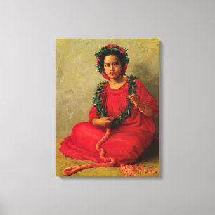 Toile Lei Maker, 1901 par Theodore Wores