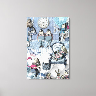Toile L'élégante Alice au pays des merveilles