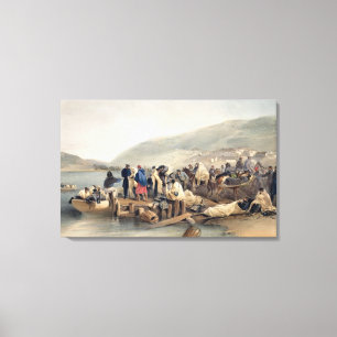 Toile L'embarquement du malade chez Balaklava