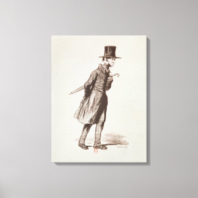 Toile L'employé (Recto)