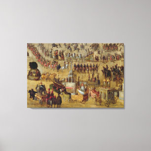 Toile L'endroit Royale et le carrousel en 1612