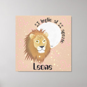 Toile Leone 23 luglio al 22 agosto Stampa su tela