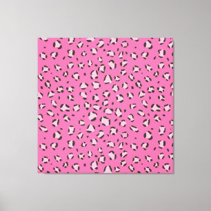 Toile Leopard rose / Motif de Cheetah (motif animal)