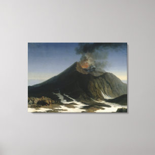 Toile L'éruption de l'Etna