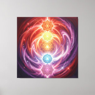 Toile Les 7 Chakras´10