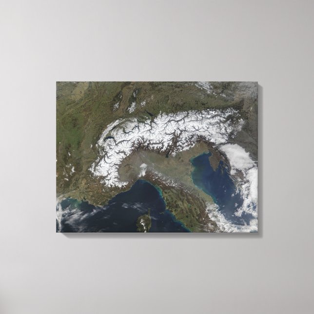 Toile Les Alpes (Recto)