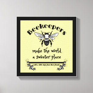 Toile Les apiculteurs font du monde un endroit plus doux