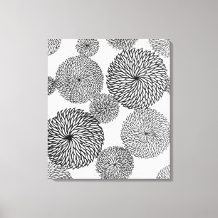 Toile Les chrysanthèmes de l'école japonaise