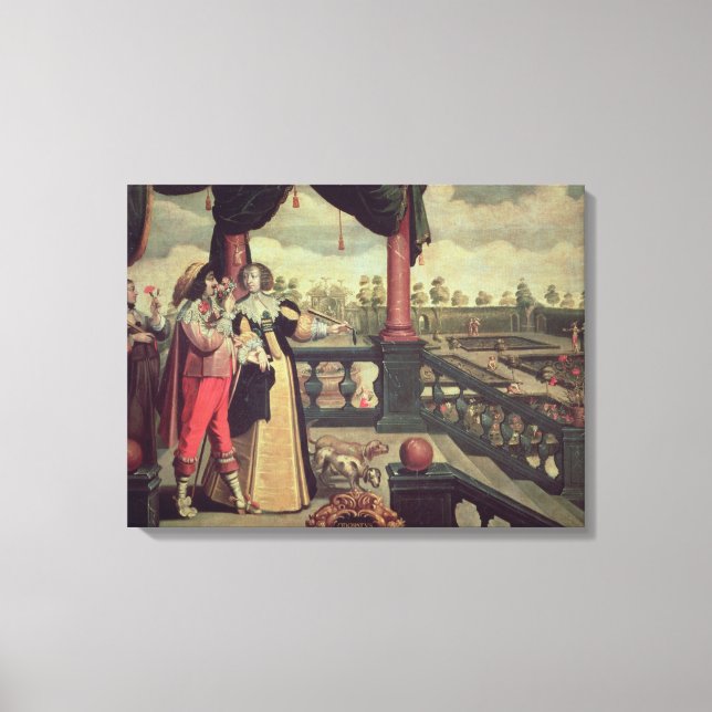Toile Les cinq sens - Odeur (Recto)