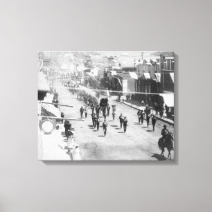 Toile Les citoyens du bois mort célèbrent l'achèvemen