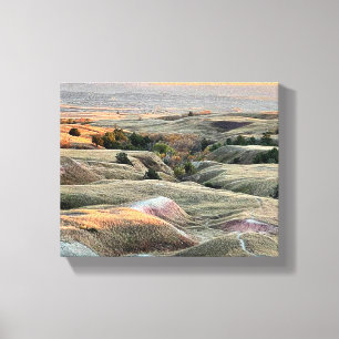 Toile Les collines de Badlands