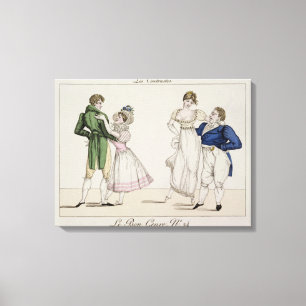 Toile Les contrastes, plaquent 24 de "Le Bon Genre",