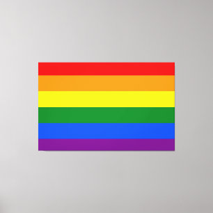 Toile Les couleurs de l'arc-en-ciel
