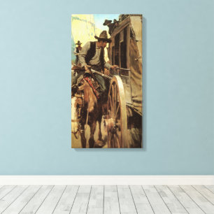 Toile Les Cowboys d'antan, Le Hors-la-loi Admirable par 