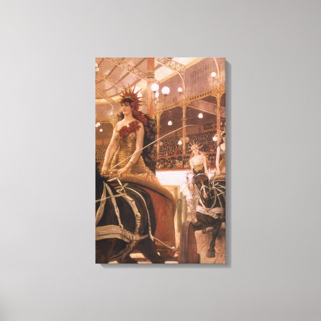 Toile Les dames des voitures (alias Circus) de James Tis (Recto)