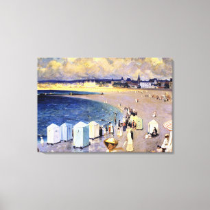 Toile Les deux plages en hiver, Parame, Saint-Malo