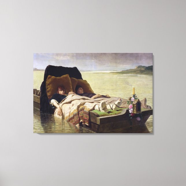 Toile Les Enerves de Jumieges, 1880 (Recto)