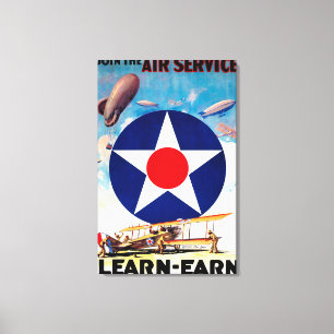 Toile LES Etats-Unis - Joignez le service aérien